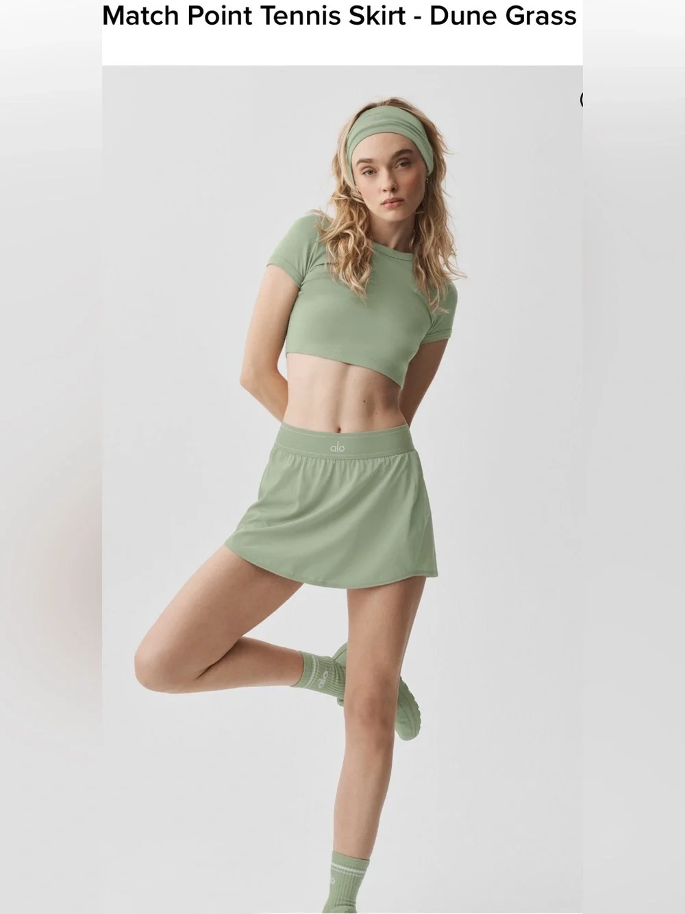 ALO Yoga Match Point Tennis Skirt-NWT!!!
